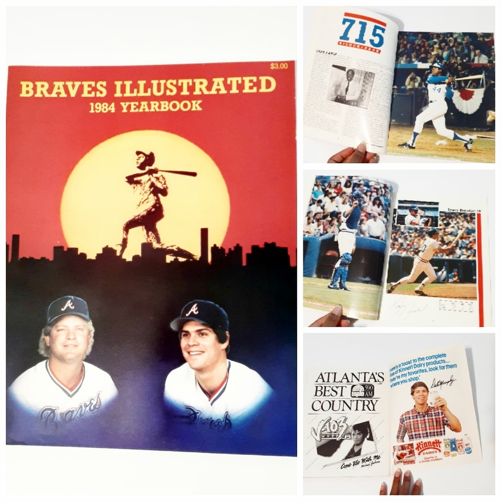 Rare Vintage Atlanta Braves Illustrated 1984 Yearbook Magazine